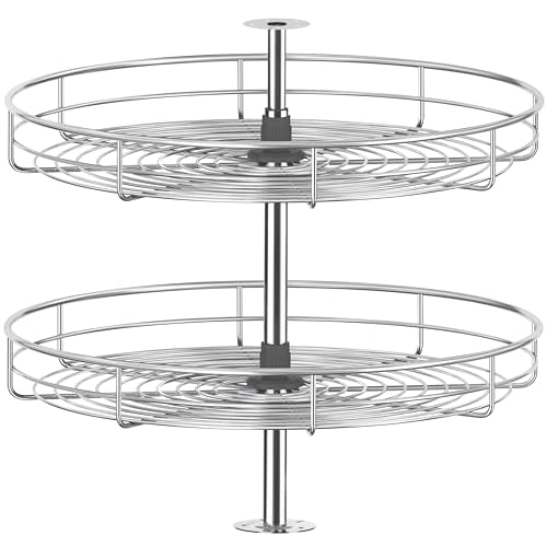 18" Chrome Corner Cabinet Lazy Susan