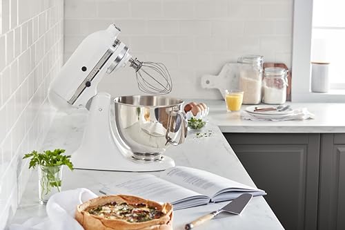 Artisan, 5-Qt Tilt Head Stand Mixer, KSM150PS, White (White)