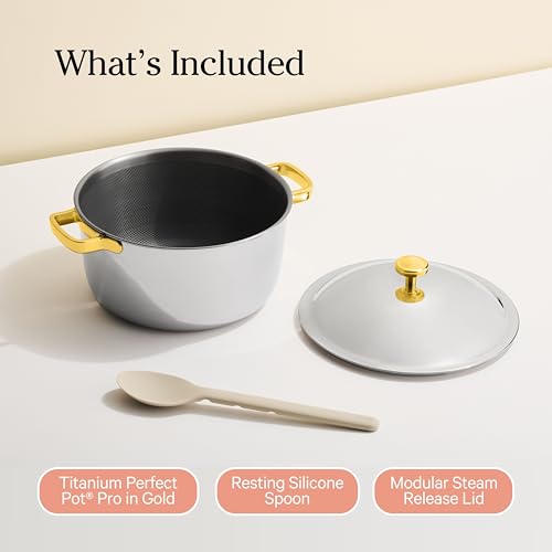 Titanium Perfect Pot Pro (6.75 Quarts / Gold)