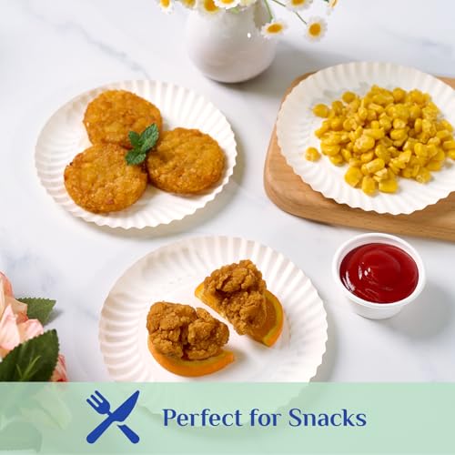 6 Inch Paper Plates (600 Count (Pack of 1,6 Inch))