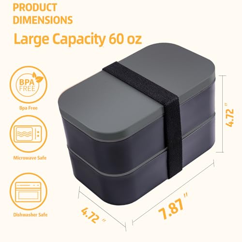 Bento Box with Lunch Bag Microwavable All