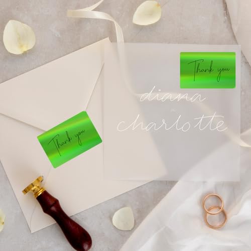 3x2 Inch Holographic Thermal Labels (Holographic Green / 2*3 inch)