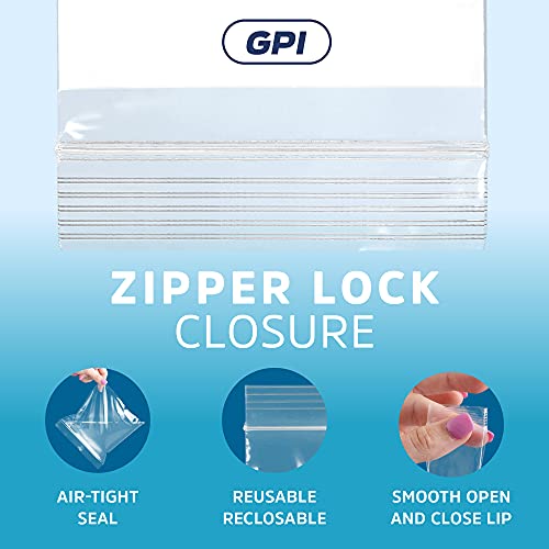 13" x 15" 2 Gallon Large Zip Bags (500 Count)
