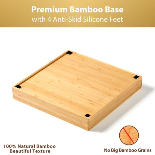 Bamboo Desk Drawer Organizer (12"x12")