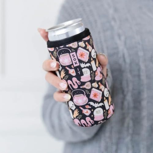 CanSok Sleeve for Beer & Soda Insulated Neoprene Cover (Spellbound / 12oz Can Sleeve)