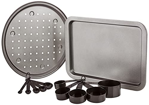 Back to Basics Nonstick Aluminum Cookware Set (59-Piece / Black (59pc))