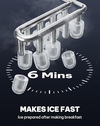 Ice Makers Countertop (Stainless Steel / 26 lbs)