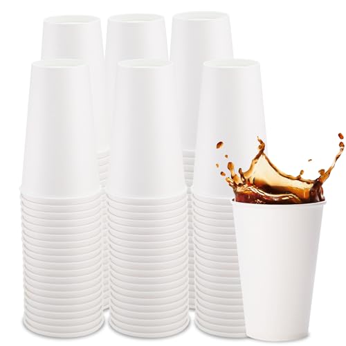 Coffee Cups 20 oz [300 Pack] Disposable Paper Cups for Hot or Iced Coffee Cup (20 oz)