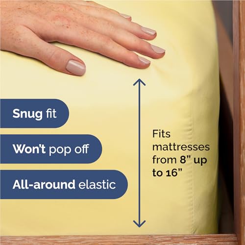 Full Size 4 Piece Sheet Set (29 - Yellow / Full)