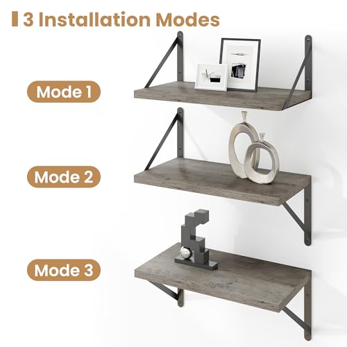 Floating Shelves for Wall Set of 3