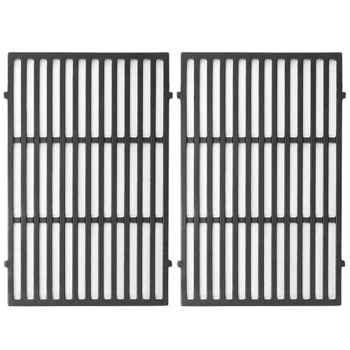 19.5" Grill Parts for Weber Genesis Grill Grates for Weber Genesis 300 Series Genesis E310 E320 E330 S310 S320 S330 EP310 Cast Iron Cooking Grates Replacement for Weber Parts 7524 7528 (19.5" x 25.8" - 7524 Genesis 300)