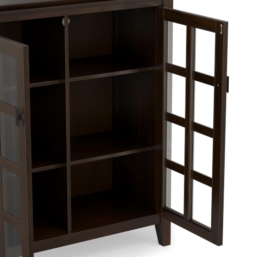Artisan 38" Wide Solid Wood Cabinet in Brunette Brown (Tobacco Brown / 16.1"D x 38"W x 40.6"H)