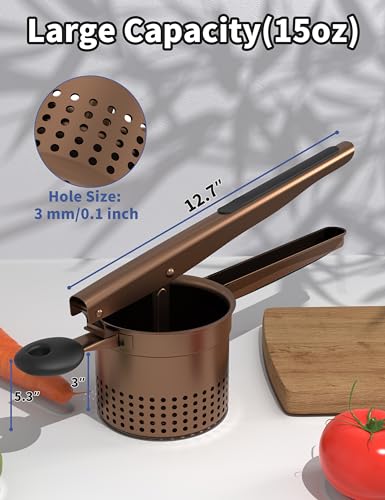 Large 15oz Potato Ricer (Bronze Color-Black)