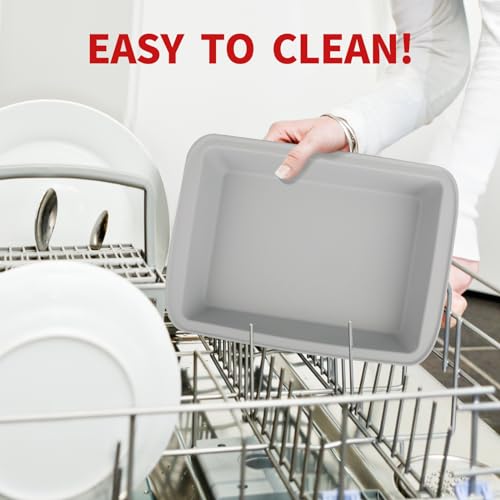Silicone Baking Mold (Grey, 2pack)