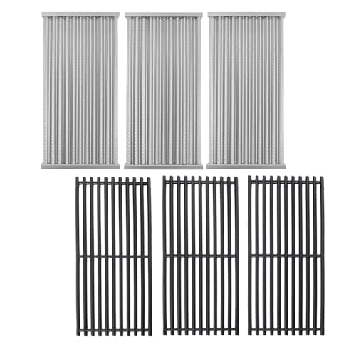 17" Grill Grates and Emitter for Charbroil TRU Infrared 3 (17" x 8 1/16"+17" x 7 5/8")