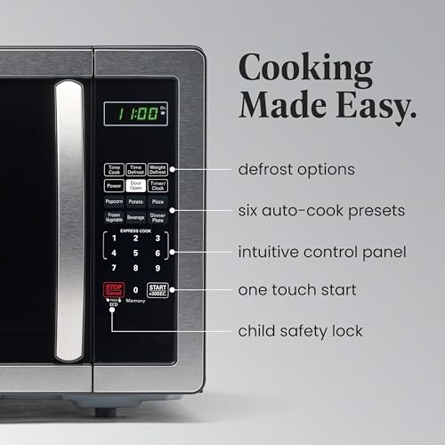 1.1 Cu. Ft. Countertop Microwave Oven (1.1 Cu. Ft. / Stainless Steel)