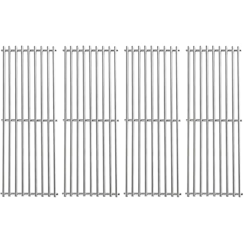17-3/8" Stainless Steel Grates for Broil King Baron 320, 340, 420, 440, 490 Huntington 2122-64 2122-67 6020-54 6020-57 6020-64 Broil-Mate 7020-54 7020-64 7120-64 Sterling Gas Grill (17-3/8" x 25-1/2")