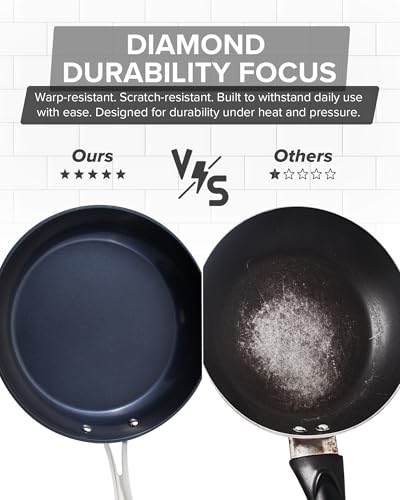 Healthy G11 Pots and Pans Set Non Stick (Cool Gray (G11))