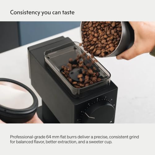 Ode Gen 2 64mm Flat Burr Coffee Grinder Electric (Matte Black)