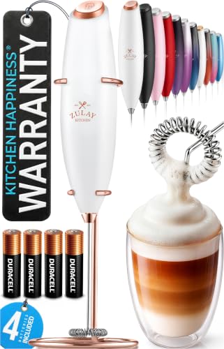 Powerful Milk Frother Wand With Duracell Batteries