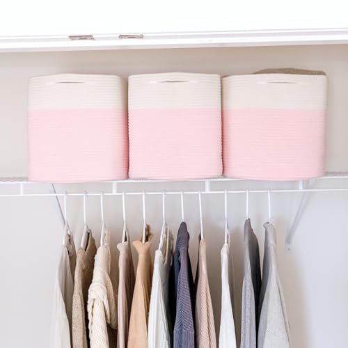 13x15x13 Kallax Storage Cubes (Off White & Mixed Pink / 15 x 13 x 13 (Kallax))