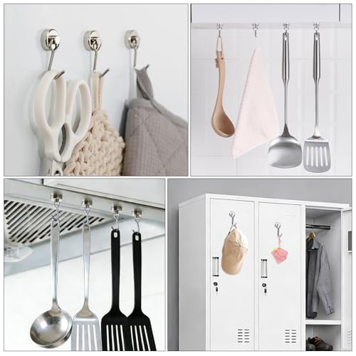 Swivel Swing Magnetic Hooks (10 Count)