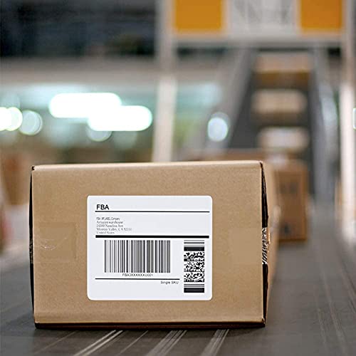 6 up 3-1/3" x 4" Sticker Labels Shipping Address Labels for Laser/Inkjet Printer, 500 Sheets, Total 3000 Labels (3-1/3" x 4" (6-UP) / 500 Sheets)