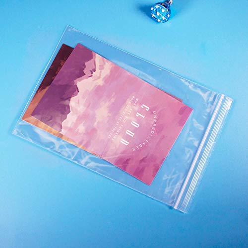 500 Count 8" x 10" Zip Bags
