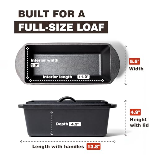 Cast Iron Bread Pan With Lid