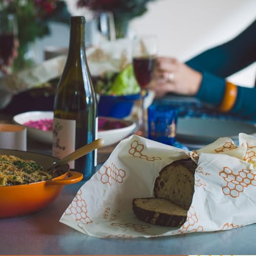 Beeswax Bread Wraps (Honeycomb 2 Pack)