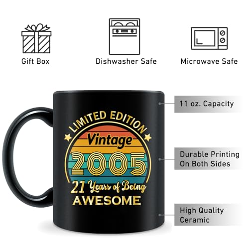 21th Birthday Gifts for Women Men (21-2005)