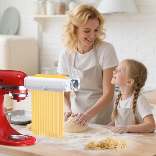 Pasta Maker Attachment for Kitchenaid (White)