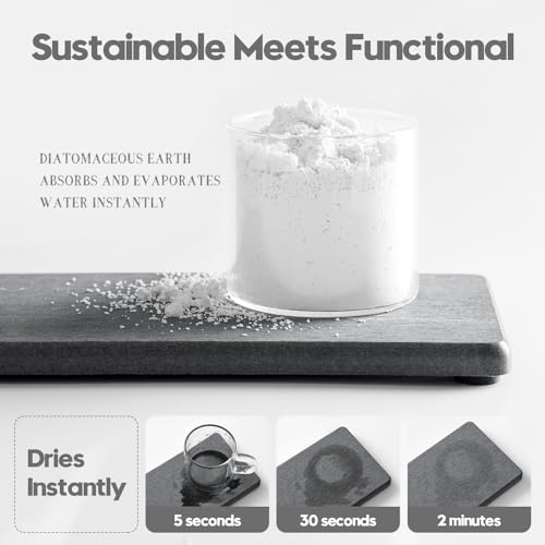 3PCS Water Absorbing Soap Dish Sponge Holder (3 Pack - Charcoal Gray / 9" x 3.5")