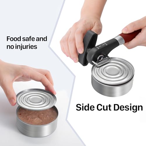 Can Opener Manual Side Safe Cut Can Opener Smooth Edge
