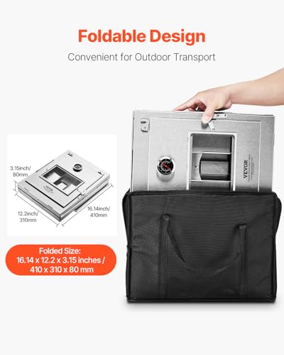 Foldable Camping Oven (30 Liters / Silver)