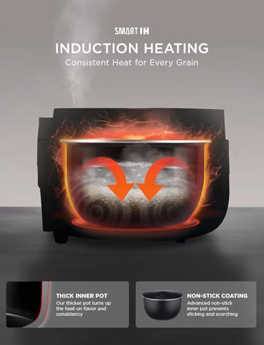 Induction Heating Rice Cooker (Gray)