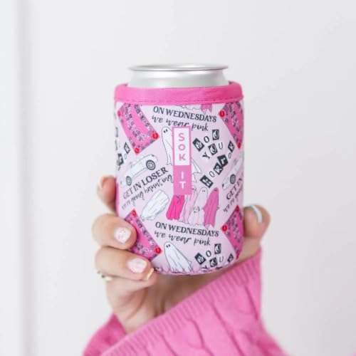 CanSok Sleeve for Beer & Soda Insulated Neoprene Cover (She Doesn't Even Ghost Here / 12oz Can Sleeve)