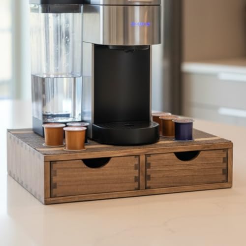 Coffee Pods Storage Drawer Holder for Capsules (HD-CF1D2C-DK-US)