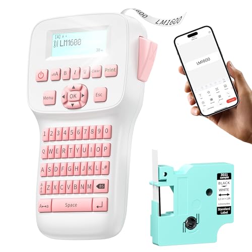 Pink Label Maker Handheld