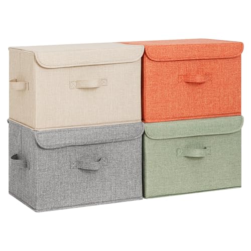 Memory Keepsake Storage Box (Mixed Colors / Large-4 Pack)