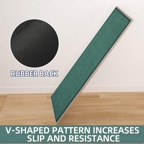 Kitchen Mat Set of 2 PCS (Green / 17.3"x47"+17.3"x71" (Set of 2))