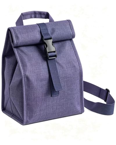 Insulated Foldable Lunch Bag (Denim Blue(Hard Fabric))