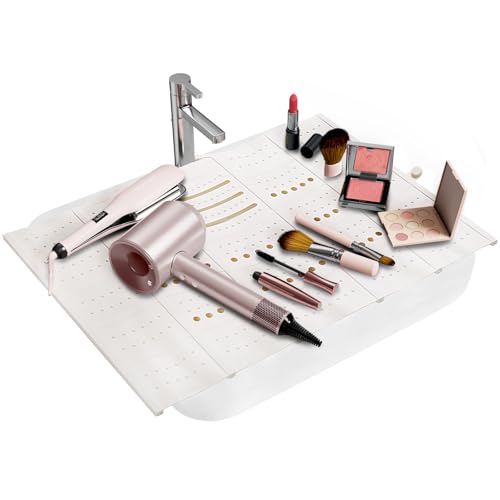 Foldable Silicone Bathroom Sink Cover & Makeup Mat