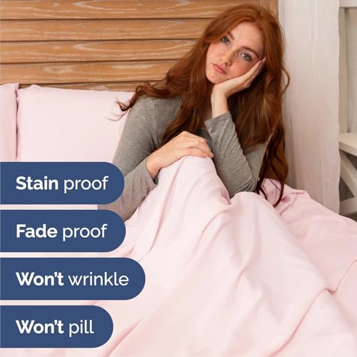 Cal King Size 4 Piece Sheet Set (30 - Lavender Pink / California King)