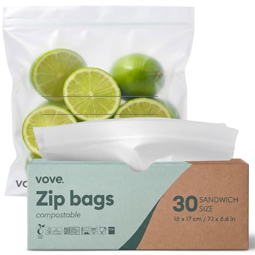 Compostable Sandwich Bags 30 Count