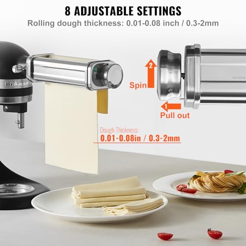 Patsa Roller Attchemnt for KitchenAid Stand Mixer (1 SET)