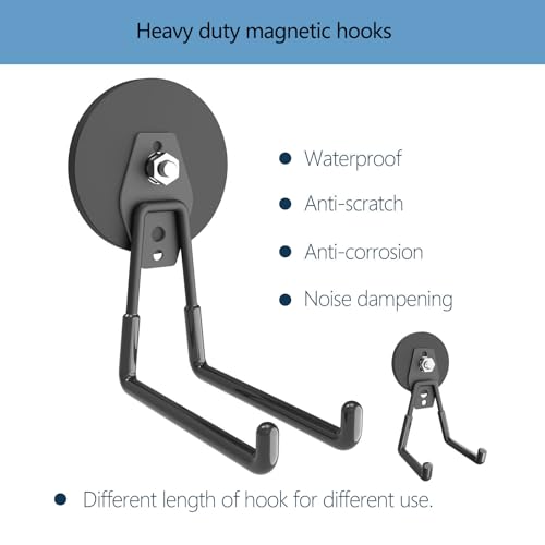 Heavy Duty Magnetic Hooks (8 Count)