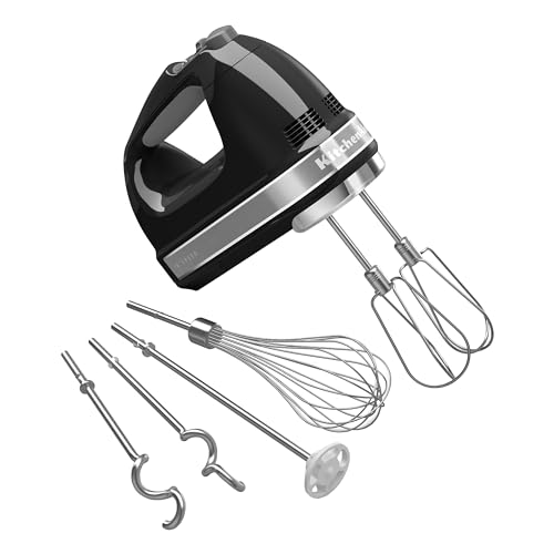 9 Speed Hand Mixer w (Onyx Black / 9 Speed / Mixer)