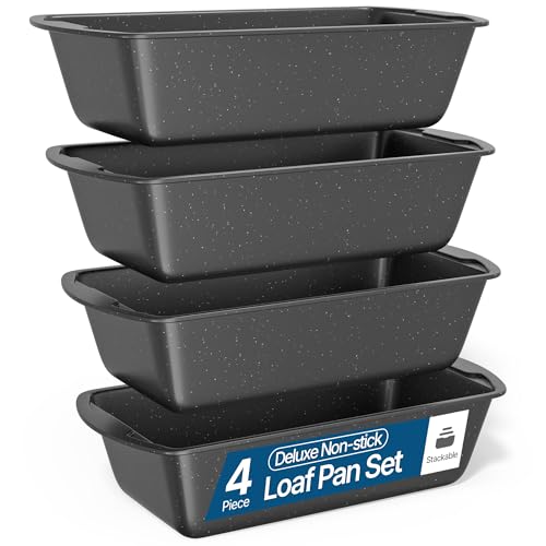 Nonstick Loaf Pan Set Pack of 4 (4 Count)