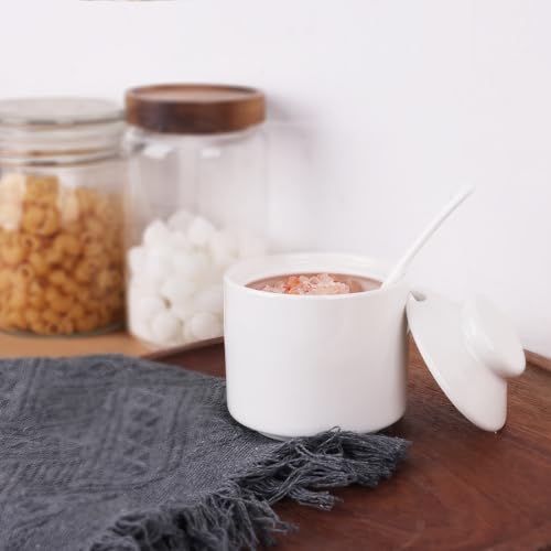 8 oz Sugar Bowl with Lid and Spoon